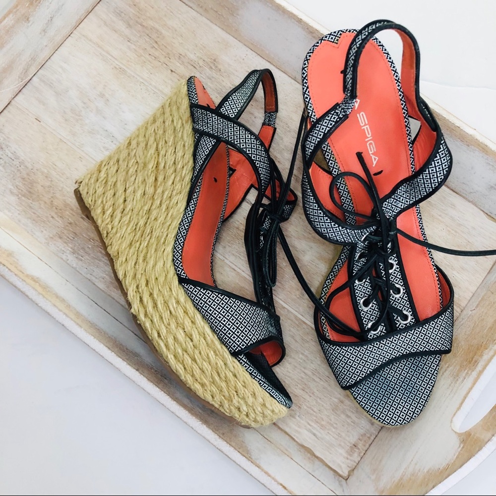 Via Spiga Espadrille Wedge Sandal
